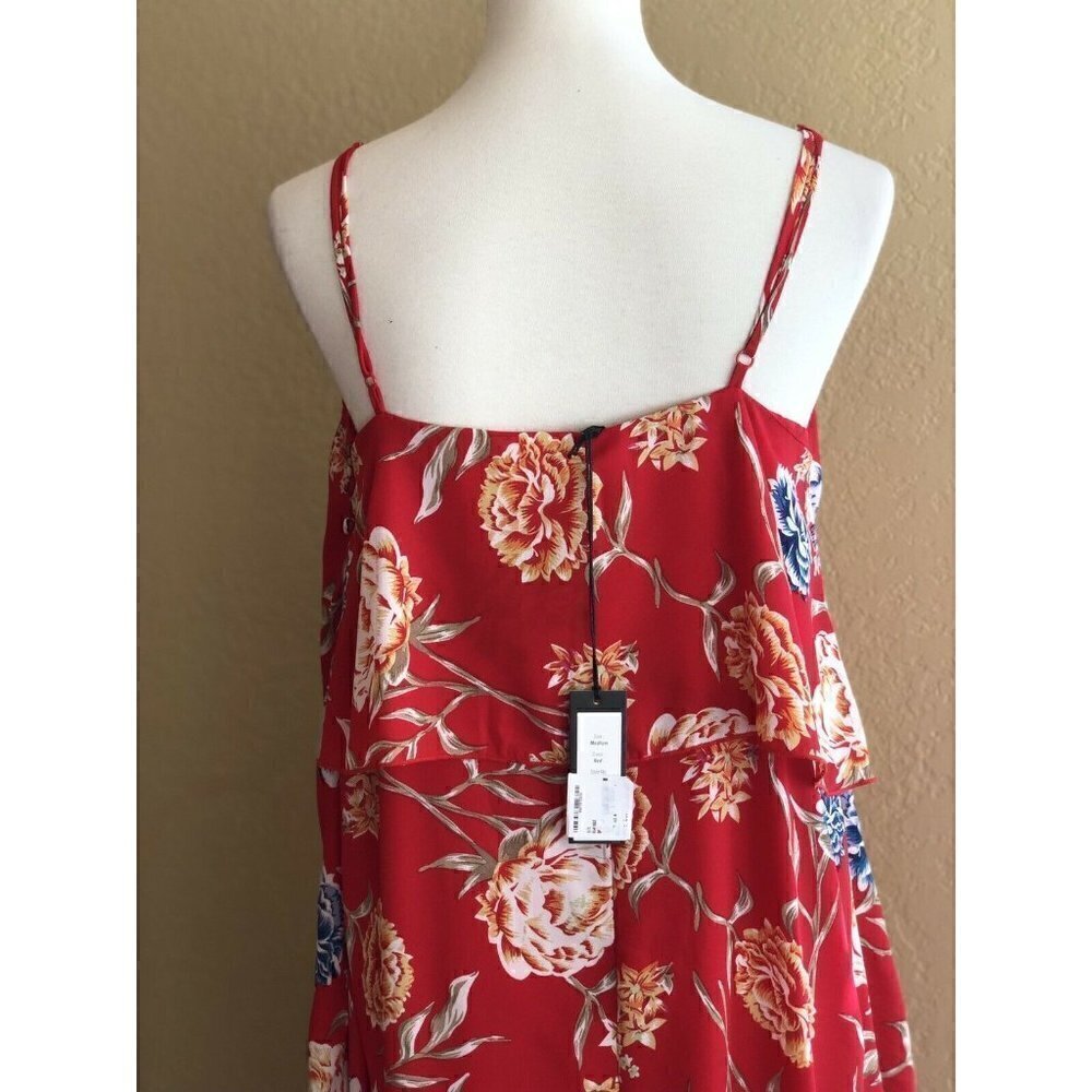 Romeo & Juliet Couture Chiffon Maxi Dress w Popover Dress Size M - Picture 8 of 11